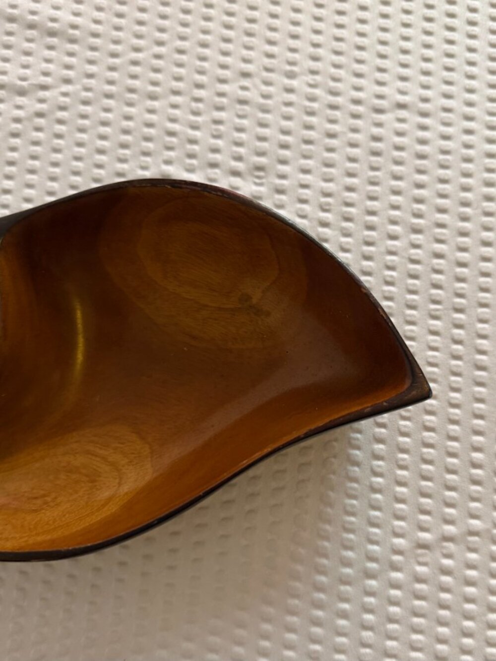 Vintage Mid-Century ‘Monkeypod’* Wood Sectional Tray - Picture 3 of 8
